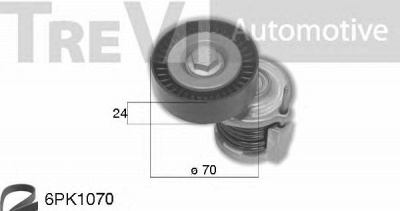 TREVI AUTOMOTIVE ka1196 -  Поликлиновой ременный комплект